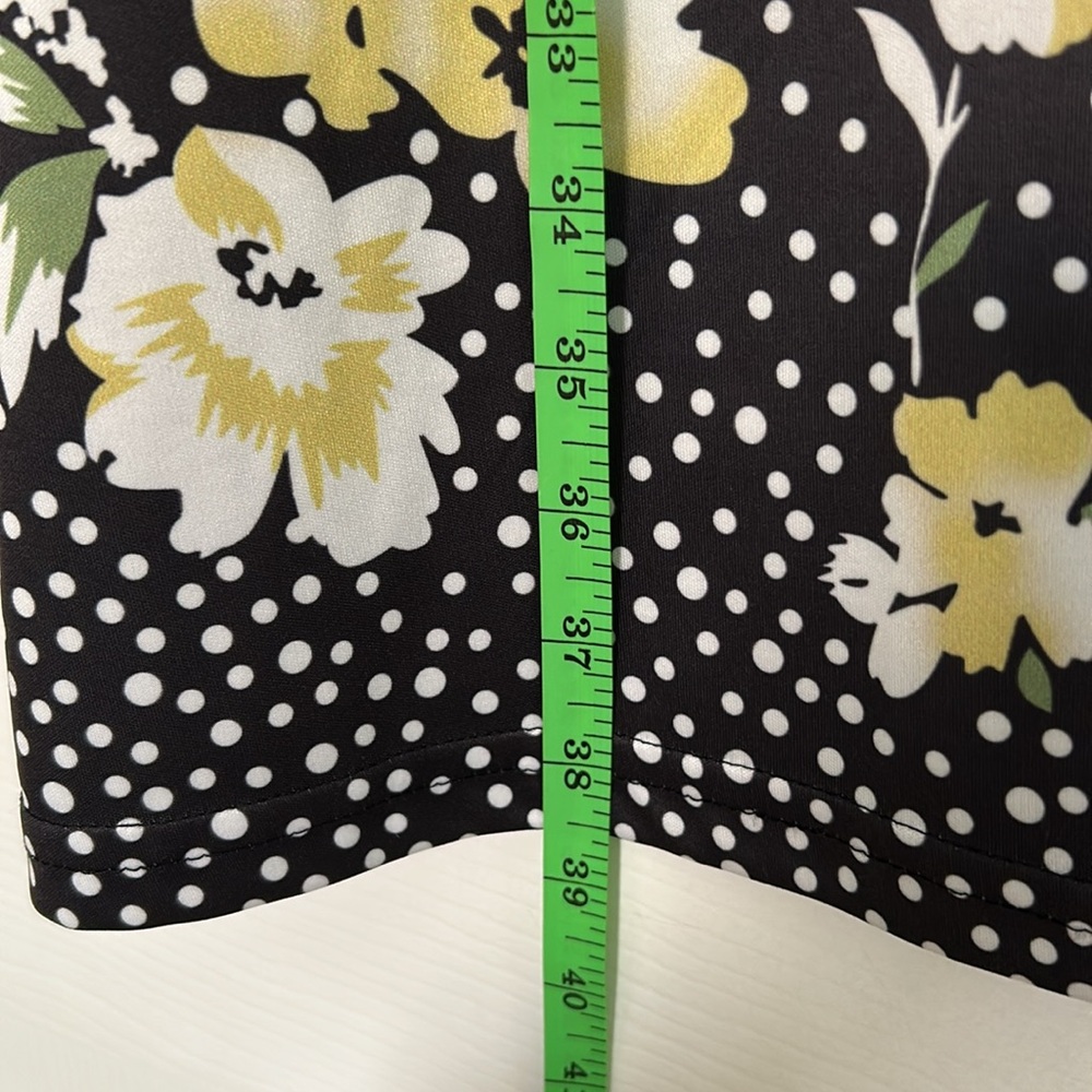 Tango Mango Chic Black Floral Midi Dress - Picture 5 of 6